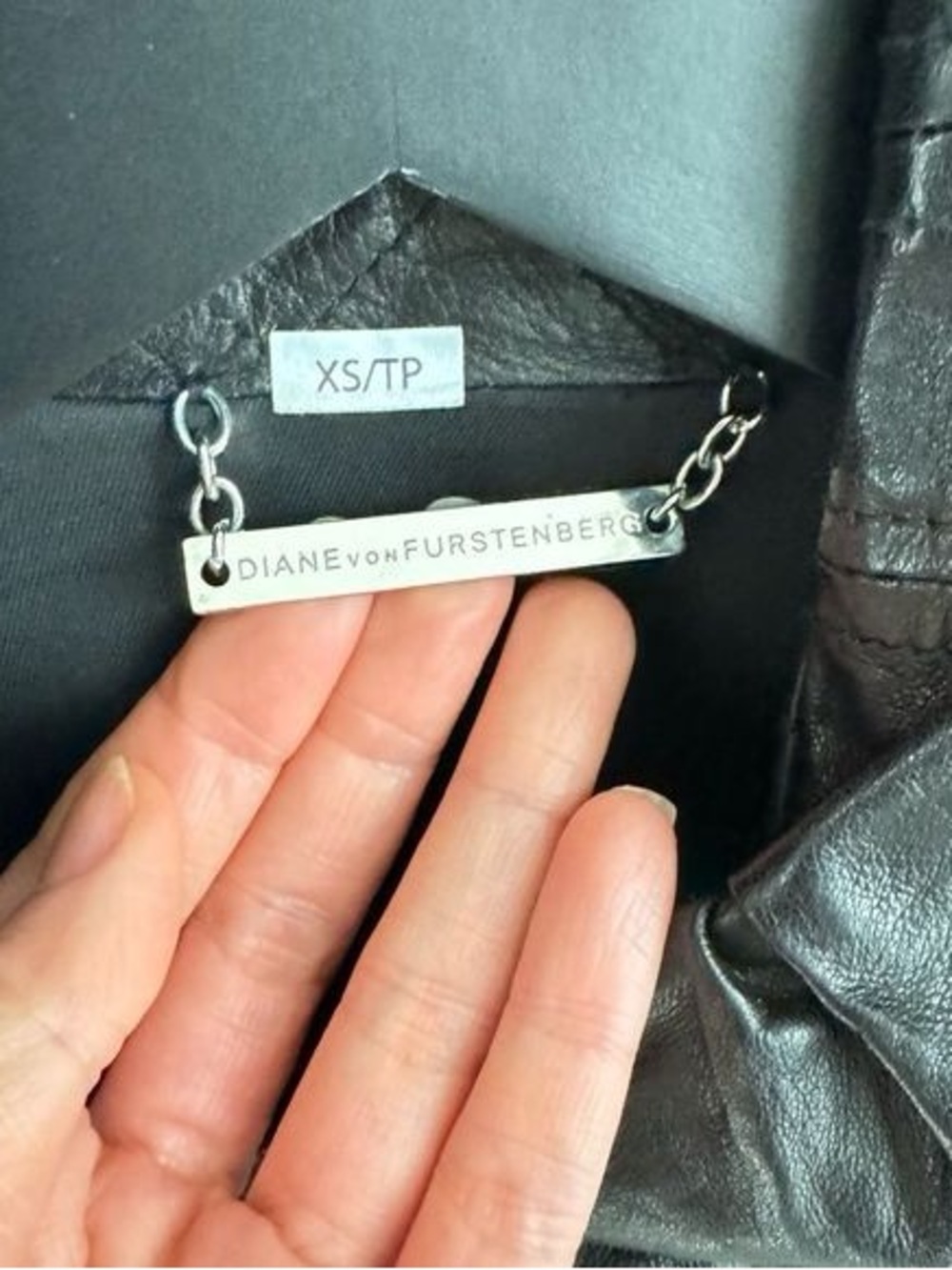 Diane von Furstenberg - Bomber Leather Vest - Picture 4 of 5